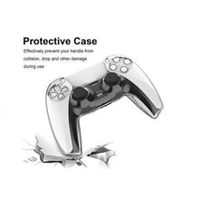 Load image into Gallery viewer, ASO 2 Pack PS5 Controller Skin Protector Grip Cover Case - Clear
