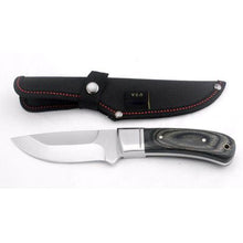 Load image into Gallery viewer, Sanjia K91 Full Tang Fixed Blade Knife with Nylon Sheath with Grey Handle
