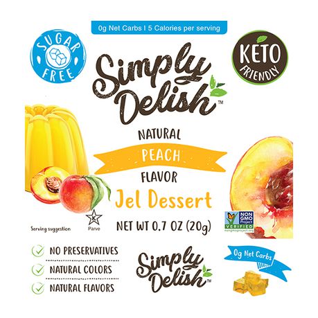 Simply Delish - Natural - Peach - Jel Dessert