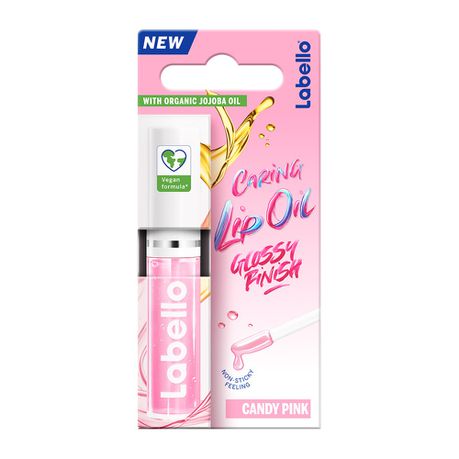 LABELLO Caring Lip Oil - Candy Pink (Lip Care / Lip Balm) - 5.1g Buy Online in Zimbabwe thedailysale.shop