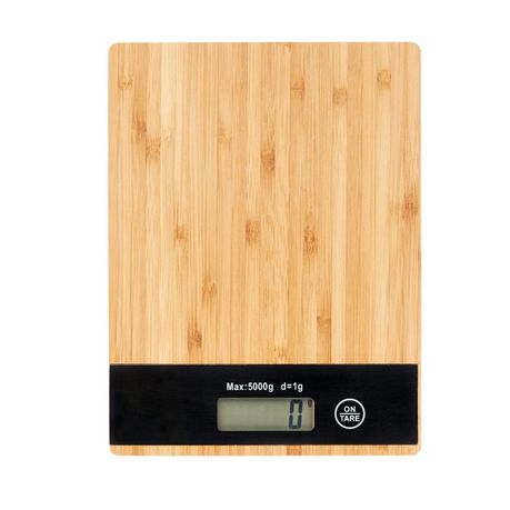 Gretmol Digital Kitchen Scale - Bamboo - 5kg