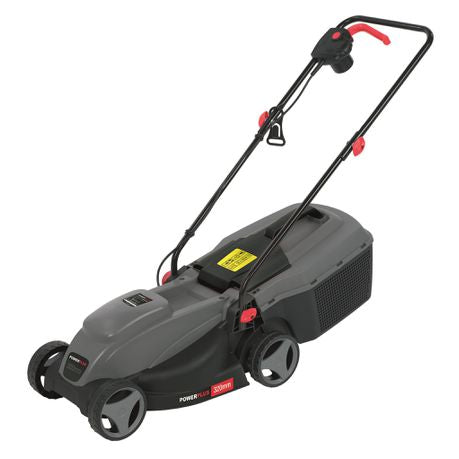 Powerplus 1000w Electric Lawnmower with 30L Collection Box