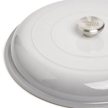 Load image into Gallery viewer, George &amp; Mason - 30cm Round Enamel Cast Iron Casserole - Grey
