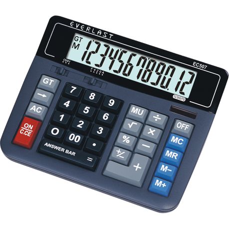 Everlast Desktop Calculator EC507 Buy Online in Zimbabwe thedailysale.shop