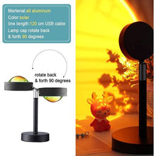 Load image into Gallery viewer, Sunset Night Light Projector Lamp/USB Night Light Projector Lamp
