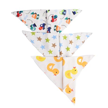 All Heart 3 Pack Baby Bib Clothes With Cars Stars And Duck Prints Buy Online in Zimbabwe thedailysale.shop