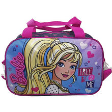 Load image into Gallery viewer, Barbie Denim Hearts Holdall
