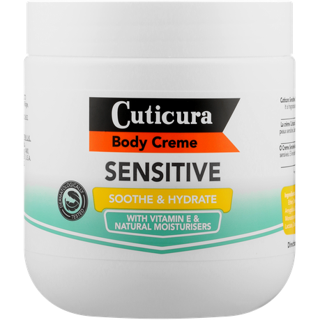 Cuticura - Sensitive Body Cream Sooth & Hydrate Buy Online in Zimbabwe thedailysale.shop