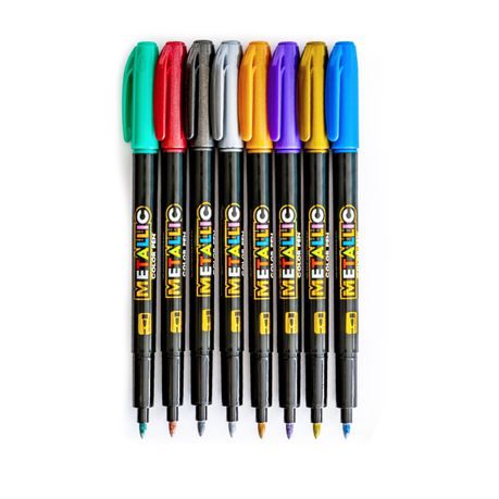 Aon-Art Metallic Colour Markers Set (8) Buy Online in Zimbabwe thedailysale.shop