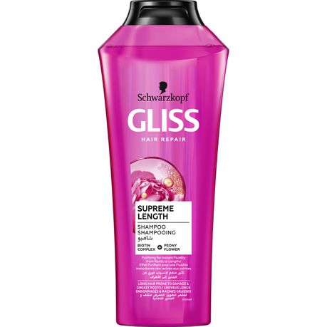 Schwarzkopf Gliss Supreme Length Shampoo - 400ml Buy Online in Zimbabwe thedailysale.shop