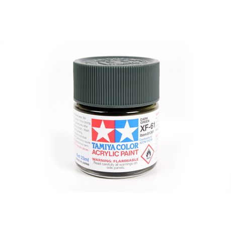 Tamiya XF-61 Dark Green Acrylic 23ml Paint - Dark Green