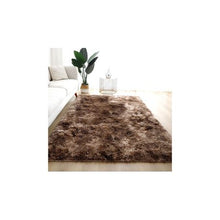 Load image into Gallery viewer, Brown Beige Classic fluffy rug
