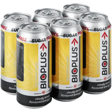 Load image into Gallery viewer, Bioplus Sugar-Free Energy Drink Cloudy Lemon - 6 x 440ml
