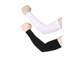 Load image into Gallery viewer, Sports Arm Sleeves - 1 Pair White
