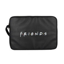 Load image into Gallery viewer, Friends Black PU Leather Laptop Sleeve
