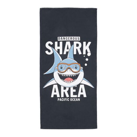 George & Mason - Kids Beach Towel - Shark