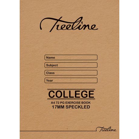 Treeline A4 72pg Exercise Books 17mm Speckled - Pack 20 Buy Online in Zimbabwe thedailysale.shop