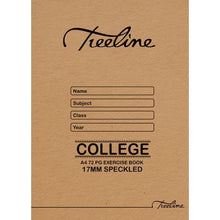 Load image into Gallery viewer, Treeline A4 72pg Exercise Books 17mm Speckled - Pack 20
