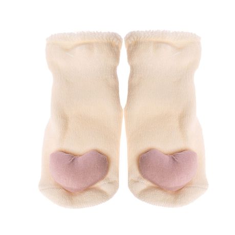 All Heart Baby Socks With Heart Design