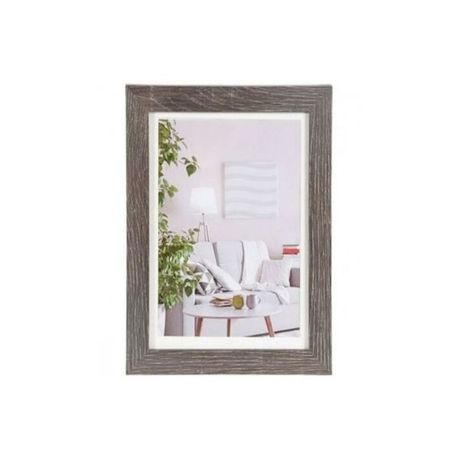 Modern Wooden Frame Dark Grey Picture - Size: 40x50cm - 1 Pack