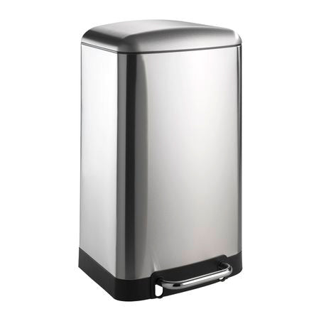 Wenko - Pedal Bin 30L - Studio Range -  Easy-Close - Stainless Steel