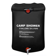 Load image into Gallery viewer, 20L Black Solar Shower Portable
