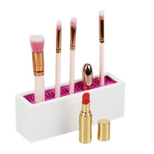 Load image into Gallery viewer, Veleka Silicone Make-up Brush Cosmetic Storage Rack
