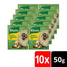 Load image into Gallery viewer, Knorr Cream Of Mushroom Soup 10x50g
