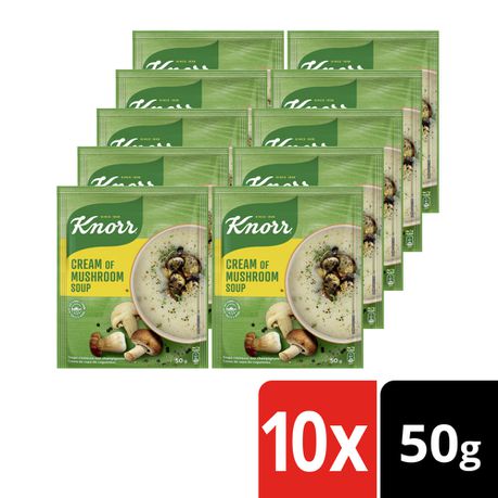 Knorr Cream Of Mushroom Soup 10x50g