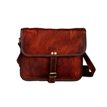 Load image into Gallery viewer, Minx - Genuine Leather Messenger Bag with Buckle
