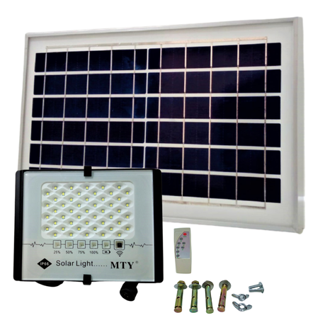 40W Solar Outdoor LED Floodlight with solar panel Buy Online in Zimbabwe thedailysale.shop