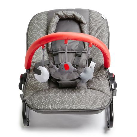 George & Mason Baby - Rocker Coral With Toy Bar