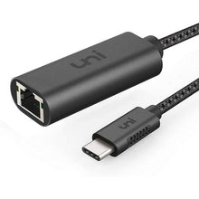 Load image into Gallery viewer, Uni USB C to Ethernet Adapter, Thunderbolt 3 Gigabit Network LAN Adapter
