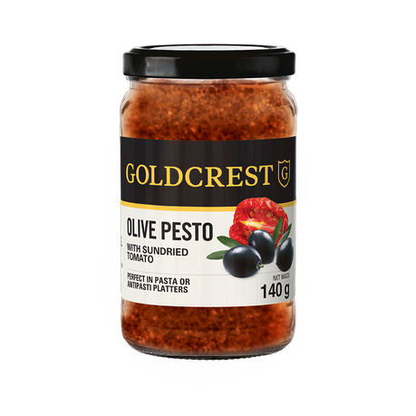 Goldcrest - Olive & Sundried Tomato Pesto 140g