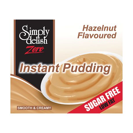 Simply Delish - Zero Instant Pudding - Hazelnut - Sugar Free - 6 pack