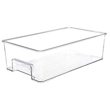 Load image into Gallery viewer, (JD-TY0679) Storage Organising Fridge Bin Clear Acrylic Rectangle Medium
