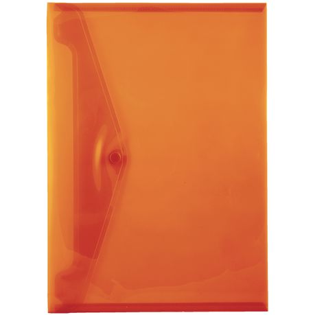 Butterfly Carry Folders Pvc 160 Micron - A4 - Orange (Pack Of 5)