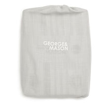 Load image into Gallery viewer, George &amp; Mason - Striped Eyelet Unlined Curtain
