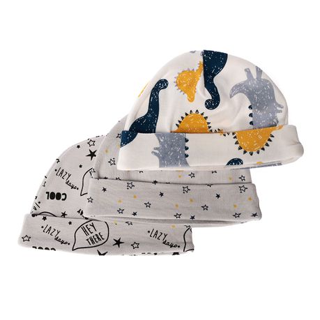 All Heart 3 Pack Printed Dinosaur With Stars Beanie Buy Online in Zimbabwe thedailysale.shop