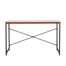 Load image into Gallery viewer, Gretmol 1.2m Minimalist Office Desk - Dark Brown &amp; Black
