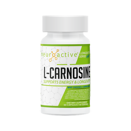 NeuroActive - L-Carnosine - 60's - Natural Energy Supplement