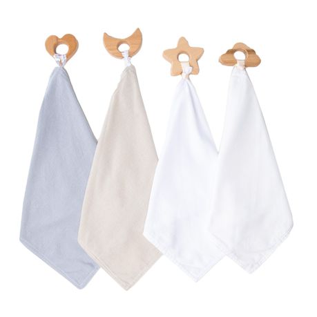 George & Mason Baby - Nature Teether with Blankie - Set of 4 Buy Online in Zimbabwe thedailysale.shop