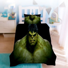 Load image into Gallery viewer, HULK 3D Printed Single Bed Duvet Cover Set
