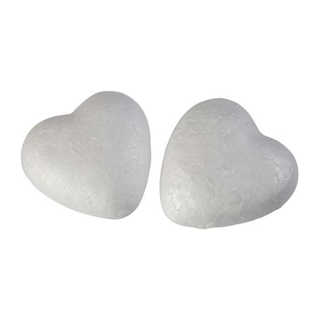 Anthony Peters Polystyrene Heart Shapes: 10 Pieces (50mm)