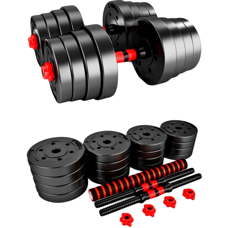 40KG Barbell & Dumbbells Weight Set Buy Online in Zimbabwe thedailysale.shop