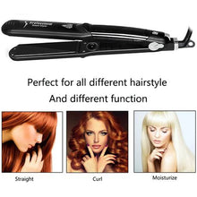 Load image into Gallery viewer, Banoni Steam Hair Straightener Flat Iron Professional Ceramic Tourmaline
