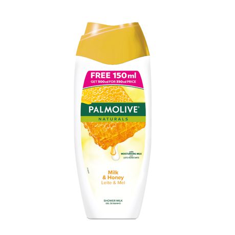 Palmolive Naturals Milk & Honey Shower Gel - Body Wash - 500ml Buy Online in Zimbabwe thedailysale.shop