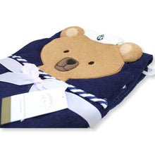 Load image into Gallery viewer, Baby Hooded Towel - Sailor Bear
