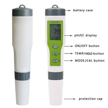 Load image into Gallery viewer, Ec, pH and Temperature 3 in 1 Water Meter
