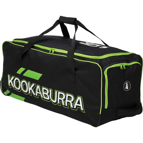 Kookaburra Pro 3.0 Wheelie Cricket Bag - Black and Lime